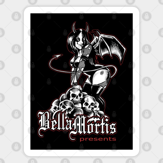 Bella Mortis Presents horror comic Magnet by wildsidecomix